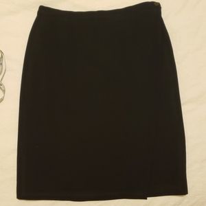 Navy blue Armani wool skirt
